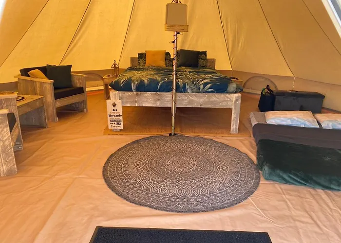 Bell Tent Campo de lujo